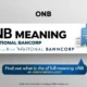 ONB Meaning